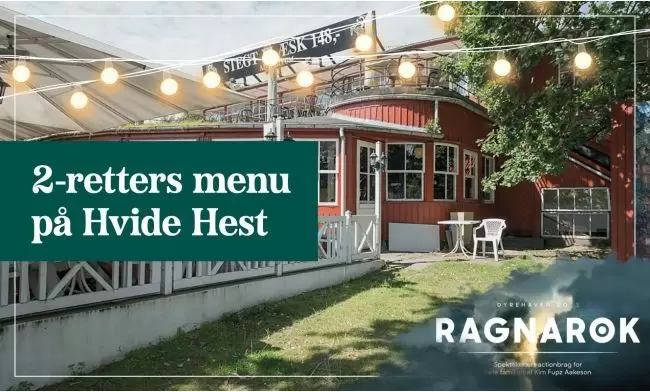 2-retters menu fra Restaurant Hvide Hest