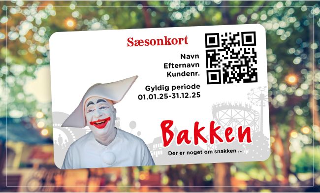Sæsonkort til Bakken 2025